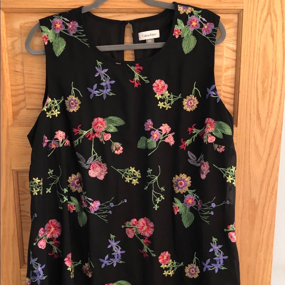 Women’s Calvin Klein Dress black with flowers